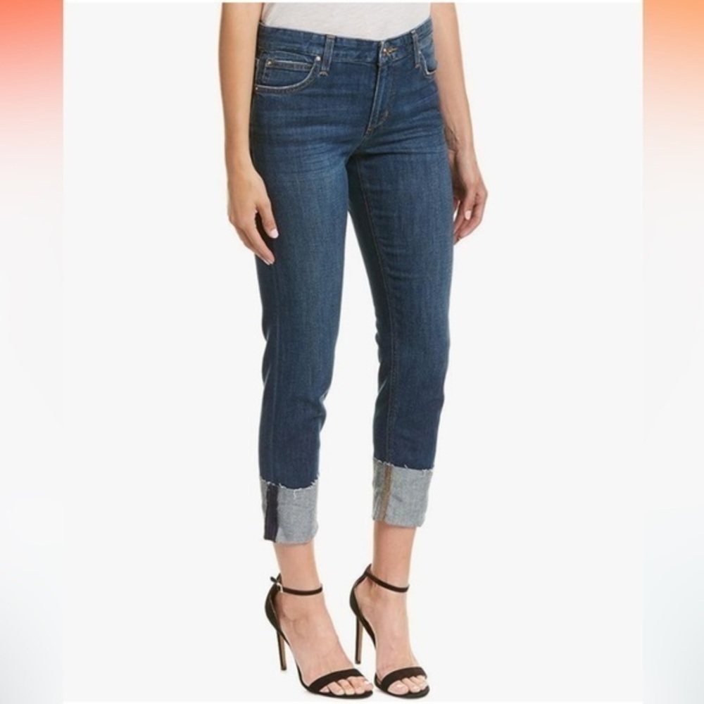 Joe's Jeans Women's Smith Straight Midrise 4" Cuff Crop Jean size 27